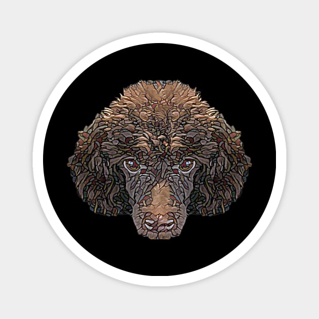 Toy Poodle Magnet by DoggyStyles